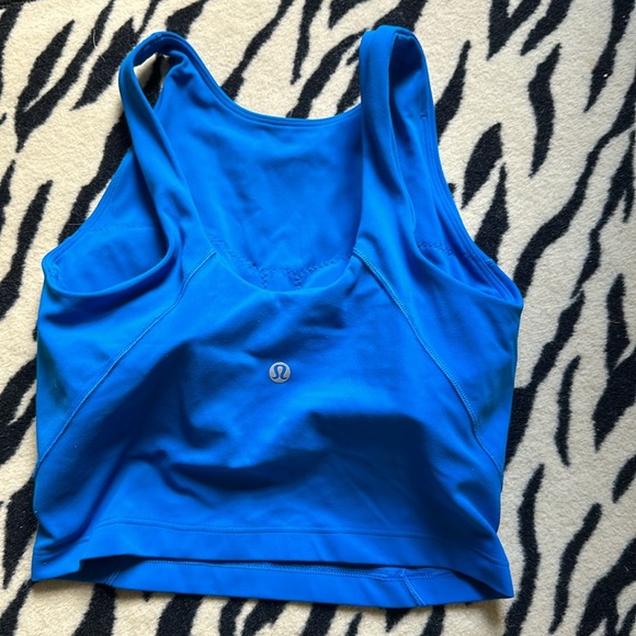 Lululemon align high neck tank poolside blue size 2 - Picture 2 of 3